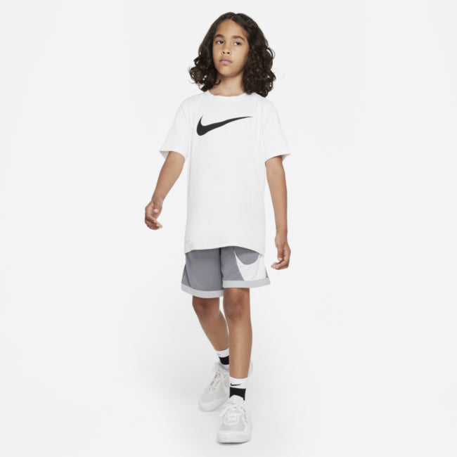 [DM8186-084] YOUTH NIKE DRI-FIT STANDARD-FIT COLORBLOCKED BASKETBALL SHORTS