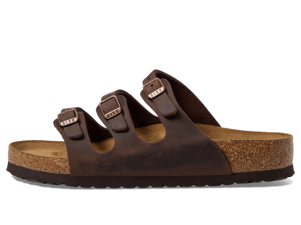 [53901] UNISEX BIRKENSTOCK FLORIDA SOFT FOOTBED OILED LEATHER (REGULAR WIDTH)