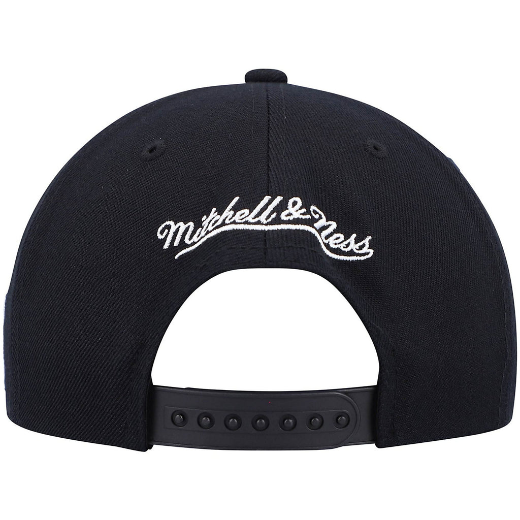 MENS MITCHELL & NESS NBA TEAM SCRIPT 2.0 SNAPBACK 76ERS