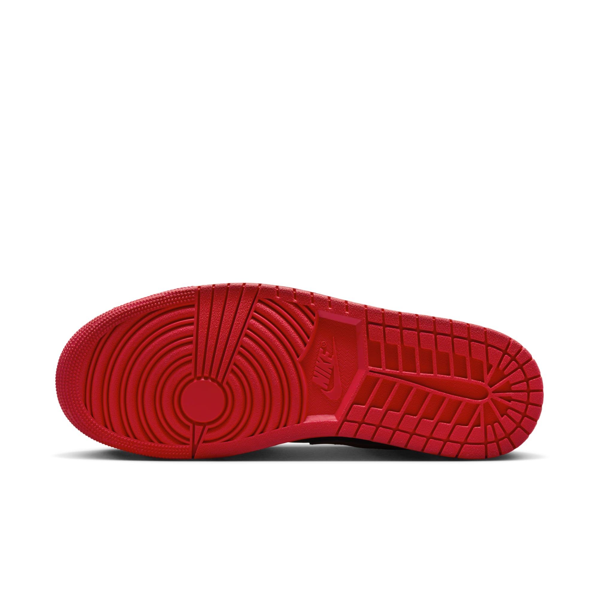 [553558-060] Mens Air Jordan RETRO 1 LOW 'BLACK LIGHT SMOKE GREY GYM RED'