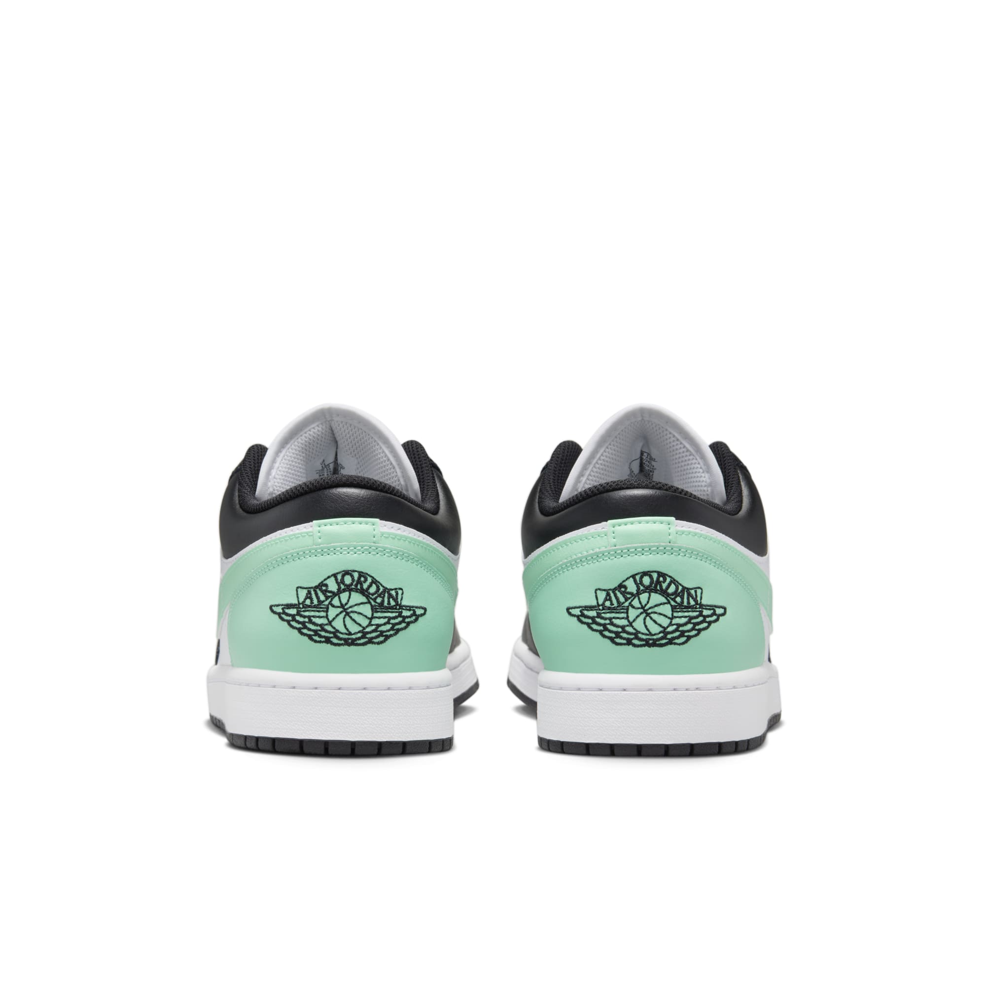 [553558-131] Mens Air Jordan RETRO 1 LOW 'GREEN GLOW'