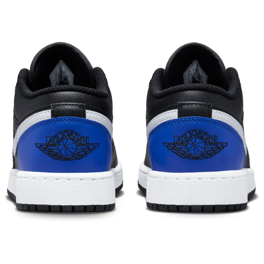[553560-042] GRADE SCHOOL AIR JORDAN RETRO 1 LOW 'BLACK GAME ROYAL WHITE (GS)'
