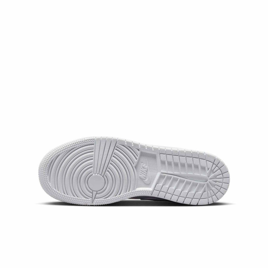 [553560-136] Grade School Air Jordan RETRO 1 LOW 'TRIPLE WHITE (2023) (GS)'