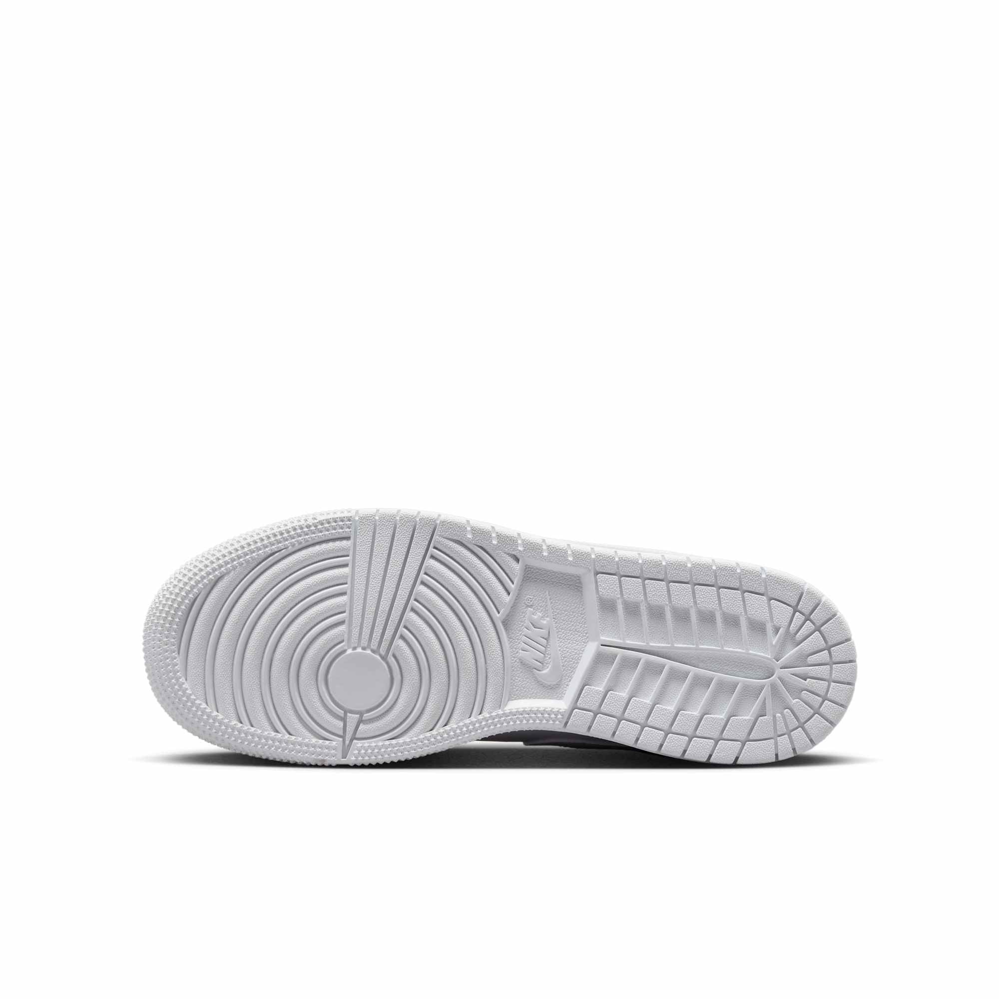 [553560-136] Grade School Air Jordan RETRO 1 LOW 'TRIPLE WHITE (2023) (GS)'