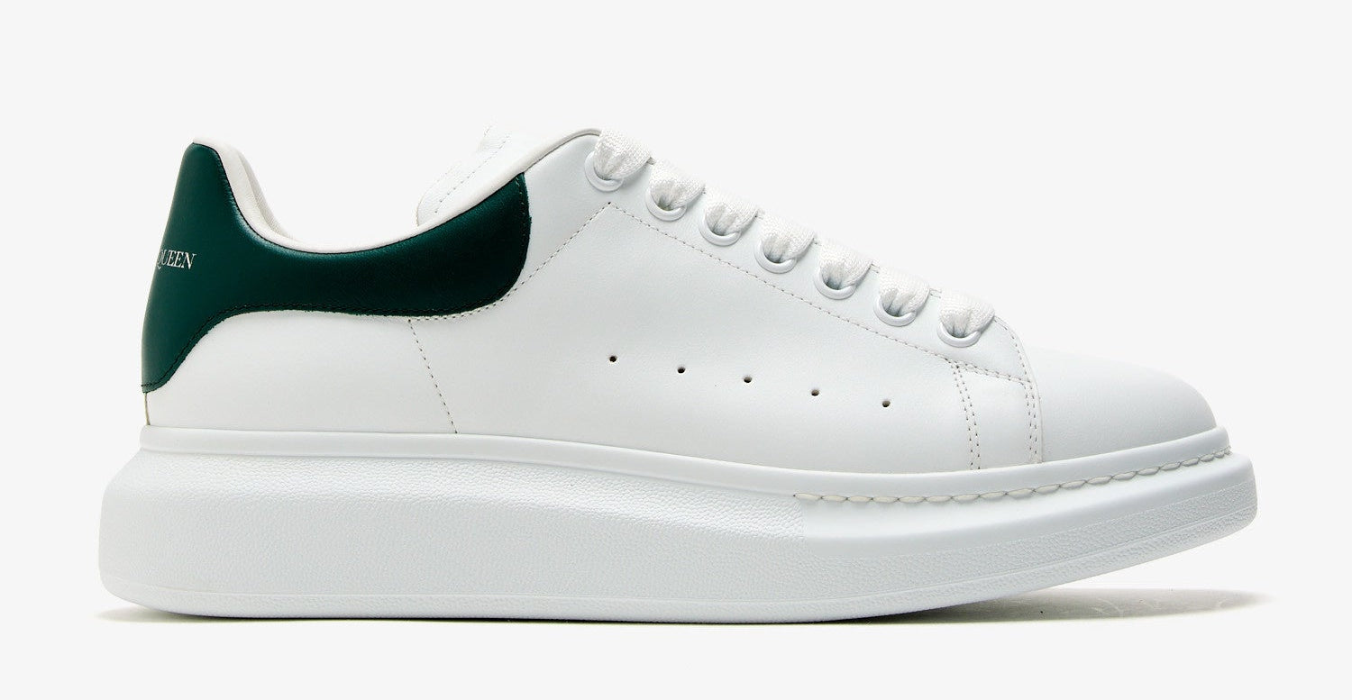 [553680WIAEE-9197] MENS ALEXANDER MCQUEEN SNEAKER S.RUBBER OVERSIZED 'WHITE GREEN'