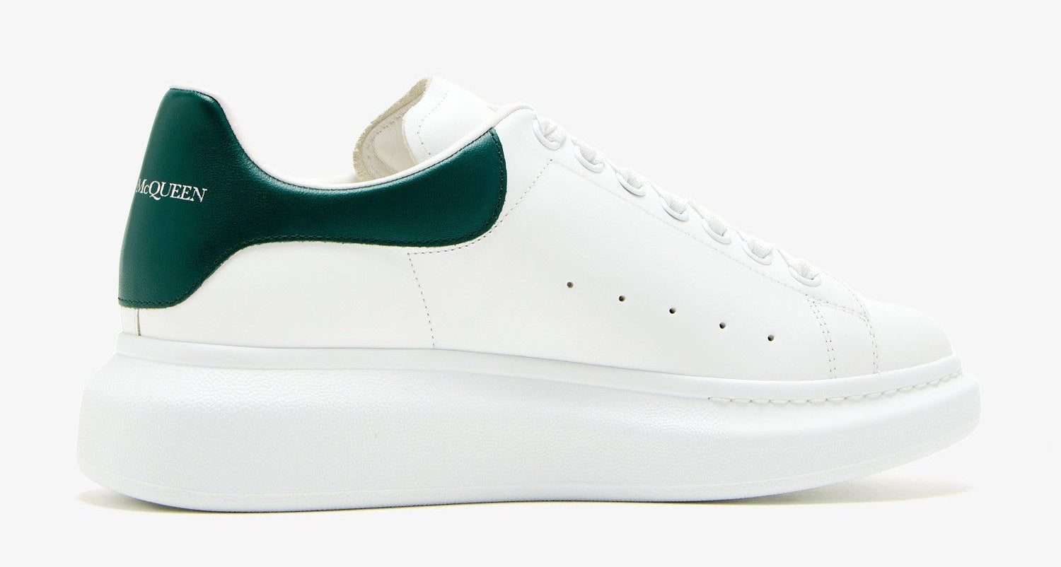 [553680WIAEE-9197] MENS ALEXANDER MCQUEEN SNEAKER S.RUBBER OVERSIZED 'WHITE GREEN'