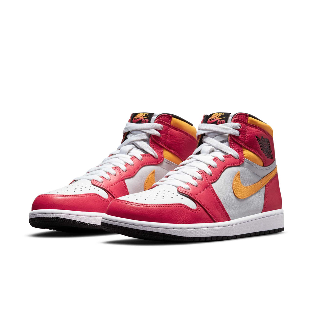 [555088-603] MENS AIR JORDAN RETRO 1 HIGH OG 'LIGHT FUSION RED'