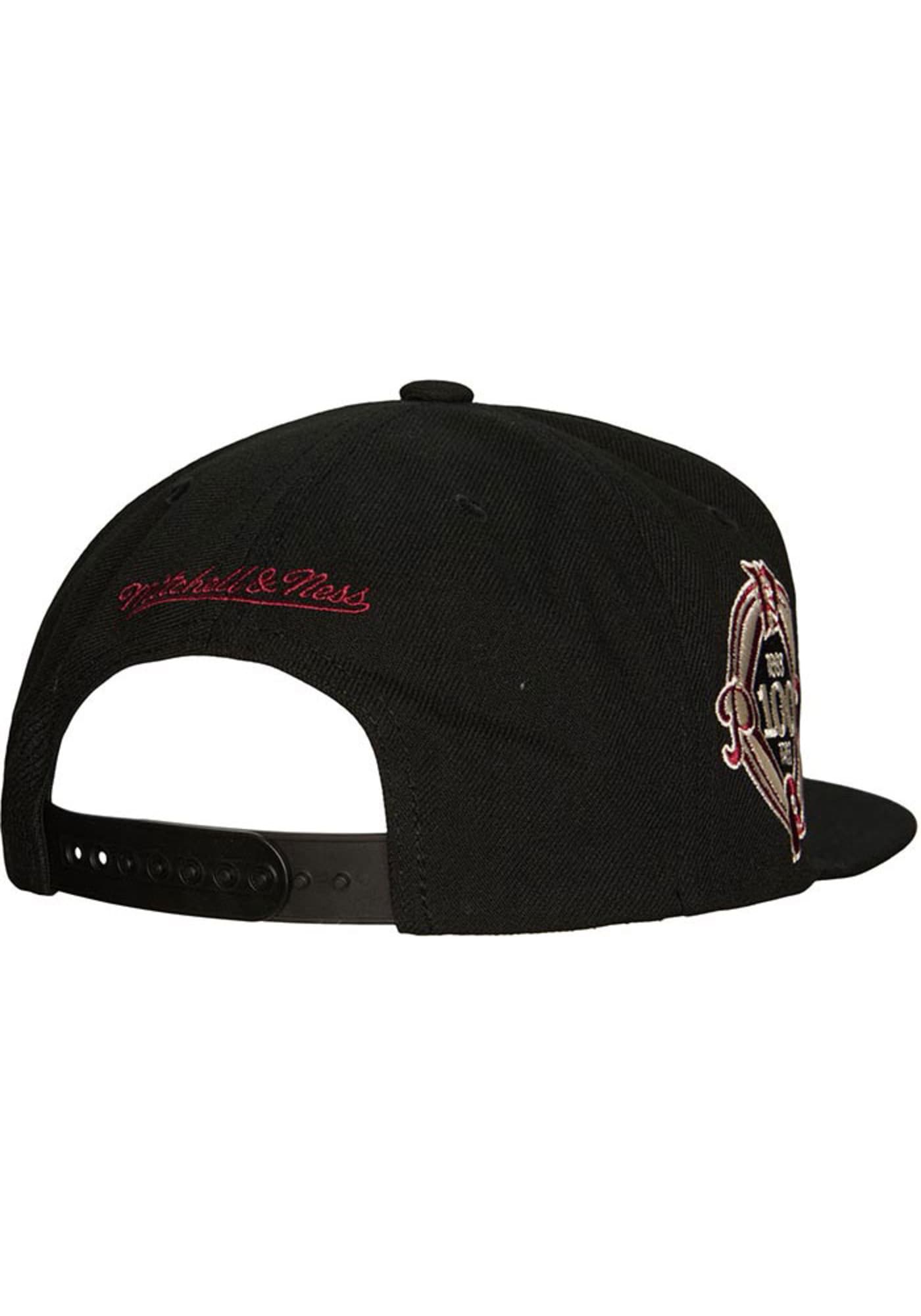 MENS MITCHELL & NESS MLB TEAM CLASSIC SNAPBACK COOP PHILLIES - BLACK