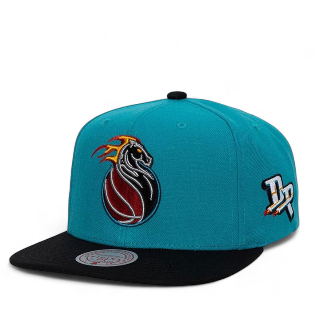 MENS MITCHELL & NESS NBA TEAM ORIGINS SNAPBACK HWC PISTONS - TEAL