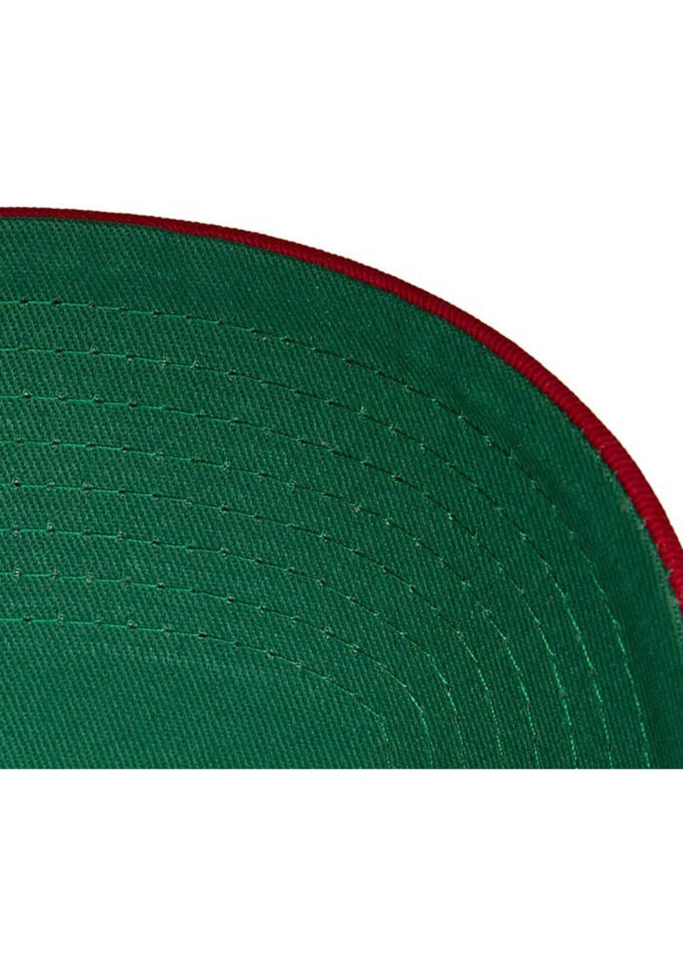 MENS MITCHELL & NESS NHL TEAM GROUND 2.0 DAD STRAPBACK BLACKHAWKS - RED