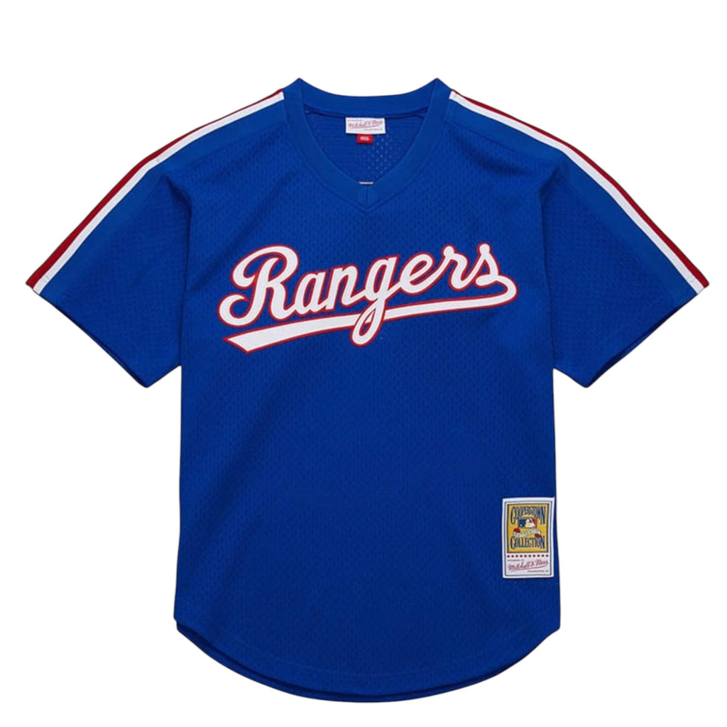 Mens Mitchell & Ness MLB DARK JERSEY RANGERS 1993 IVAN RODRIGUEZ