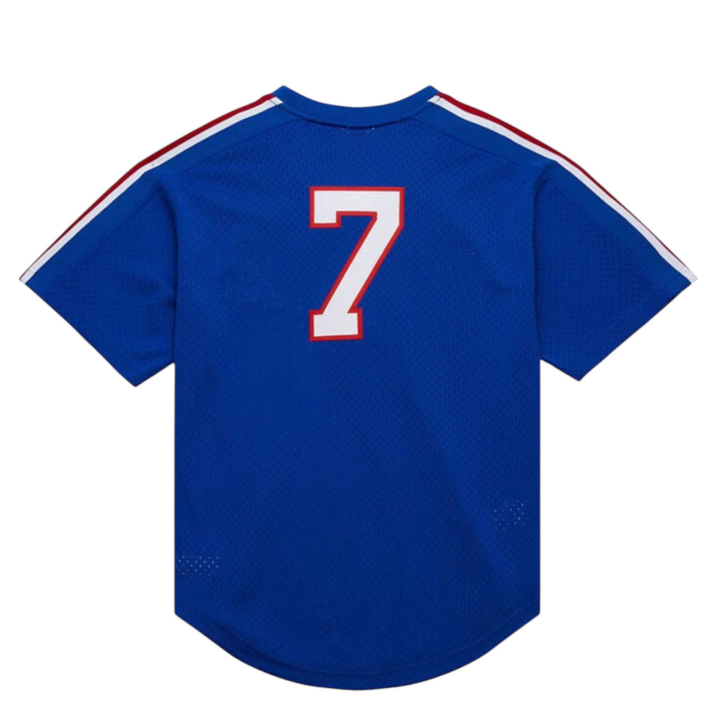 Mens Mitchell & Ness MLB DARK JERSEY RANGERS 1993 IVAN RODRIGUEZ