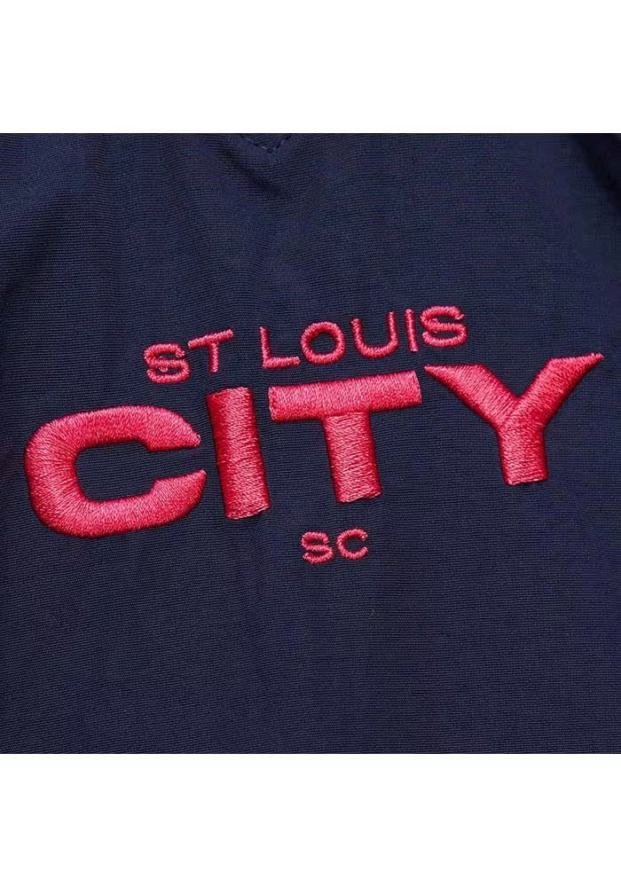 MENS MITCHELL & NESS MLS CLASSIC NYLON PULLOVER CURRENT LOGO ST. LOUIS