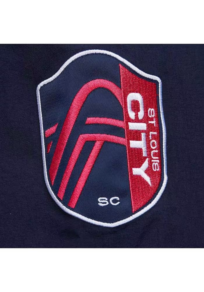 MENS MITCHELL & NESS MLS CLASSIC NYLON PULLOVER CURRENT LOGO ST. LOUIS