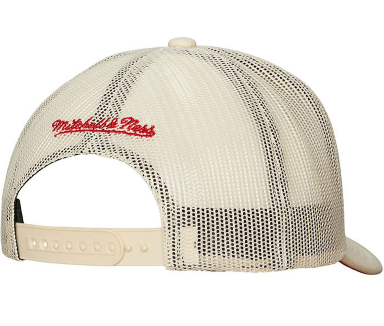 MENS MITCHELL & NESS MLB EVERGREEN TRUCKER COOP TWINS - OFF WHITE