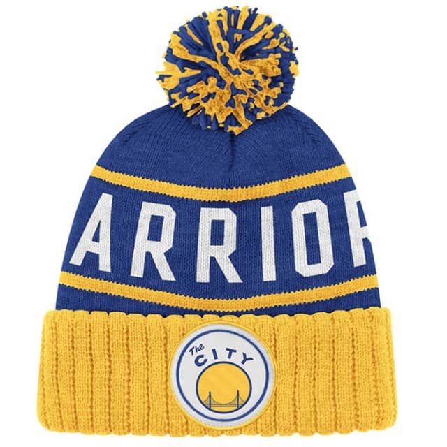 [KJ46Z-MTC-A-5WARR] MENS NBA GOLDEN STATE WARRIORS HIGH 5 CUFFED KNIT BEANIE