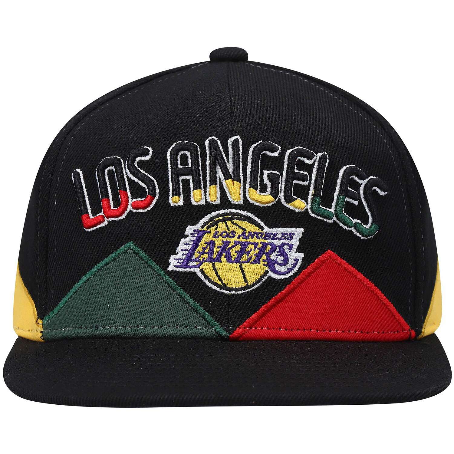 MENS MITCHELL & NESS NBA BHM CROWN SNAPBACK HWC LAKERS - BLACK