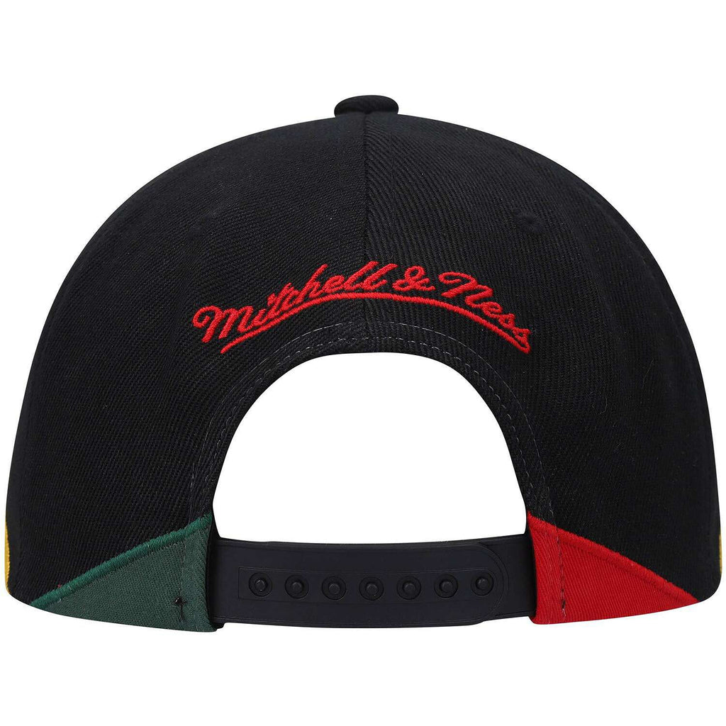 MENS MITCHELL & NESS NBA BHM CROWN SNAPBACK HWC LAKERS - BLACK