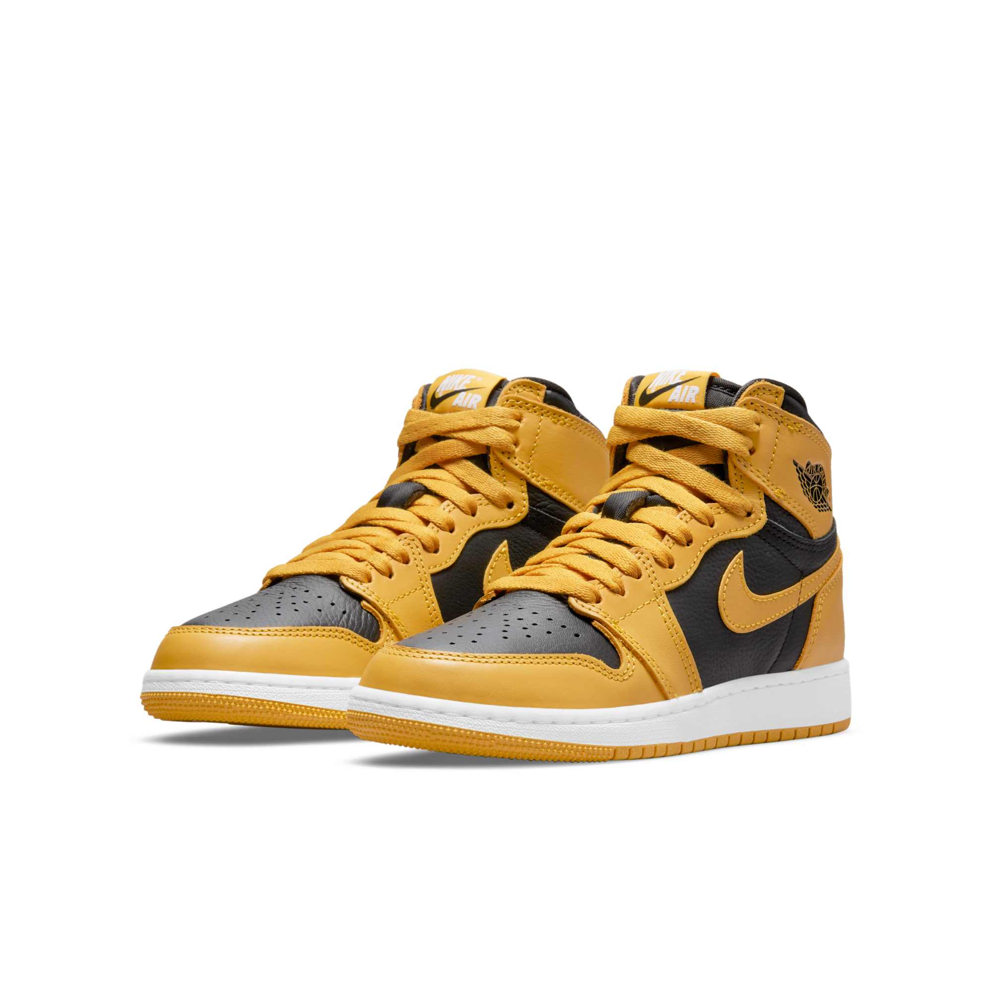 [575441-701] Grade School Air Jordan Retro 1 High OG 'Pollen' (GS)