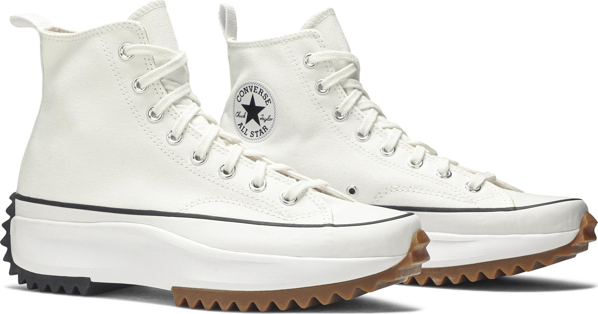 [166799C] Mens Converse RUN STAR HIKE HI 'WHITE BLACK GUM'