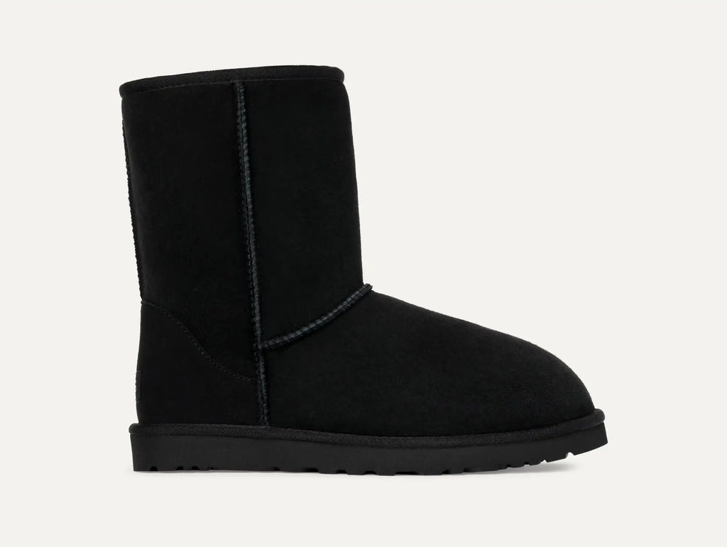 [5800-BLK] MENS UGG CLASSIC SHORT BOOT 'BLACK' - BLACK