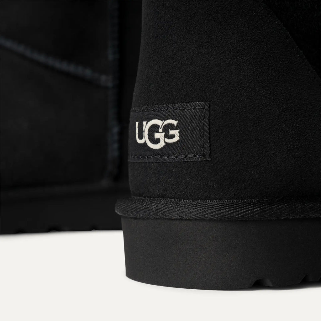 [5800-BLK] MENS UGG CLASSIC SHORT BOOT 'BLACK' - BLACK