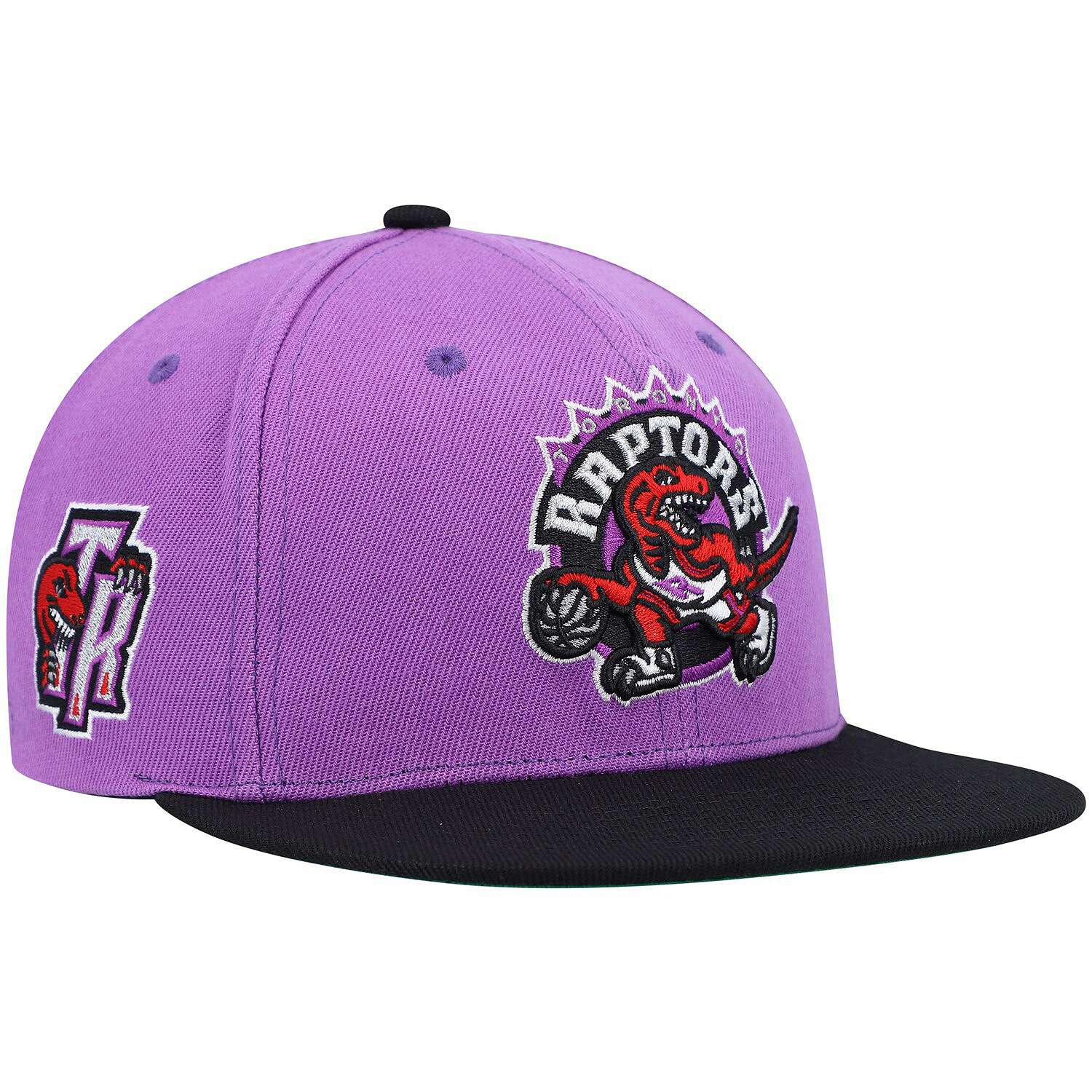 MENS MITCHELL & NESS NBA SIDE CORE 2.0 SNAPBACK HWC RAPTORS - PURPLE-BLACK
