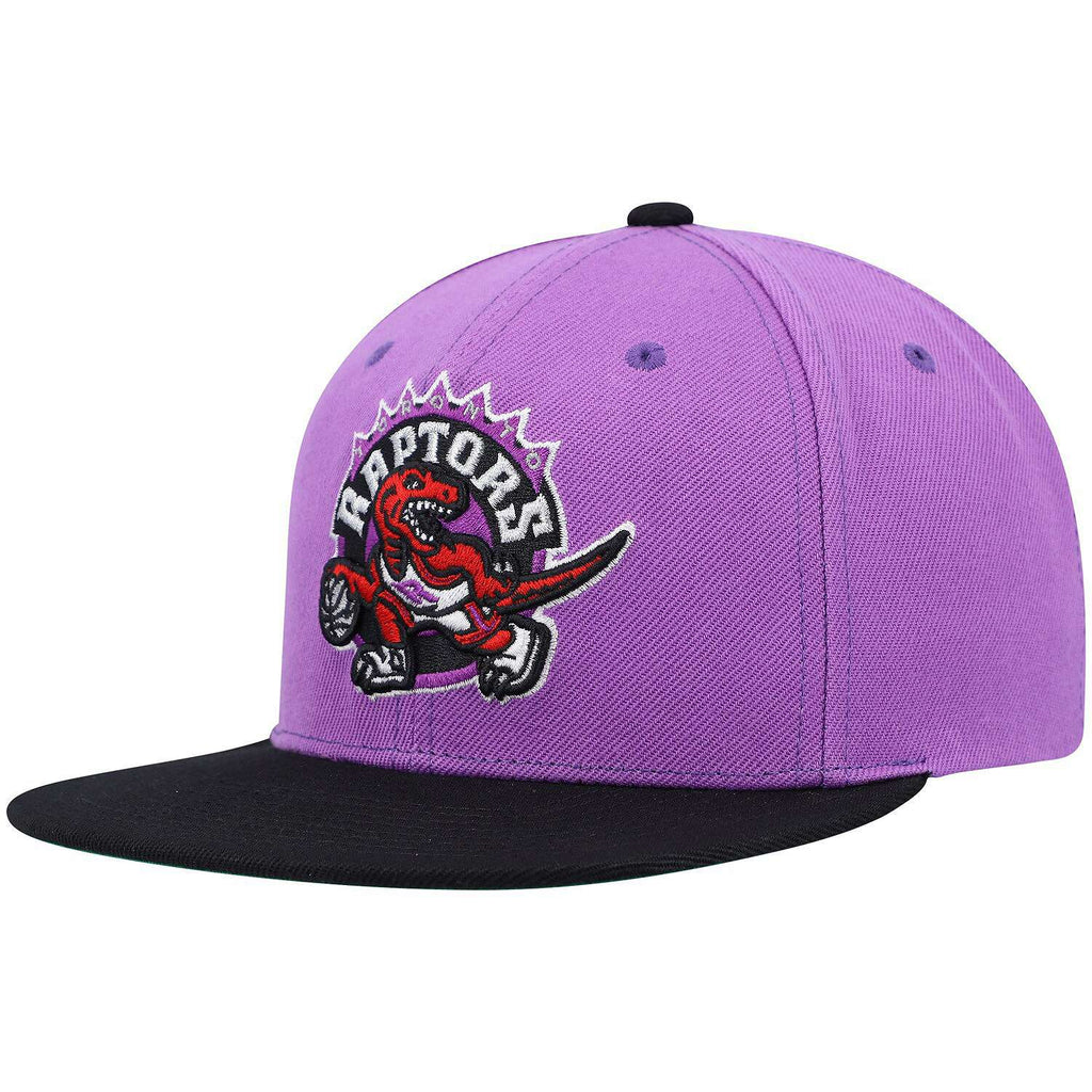 MENS MITCHELL & NESS NBA SIDE CORE 2.0 SNAPBACK HWC RAPTORS - PURPLE-BLACK