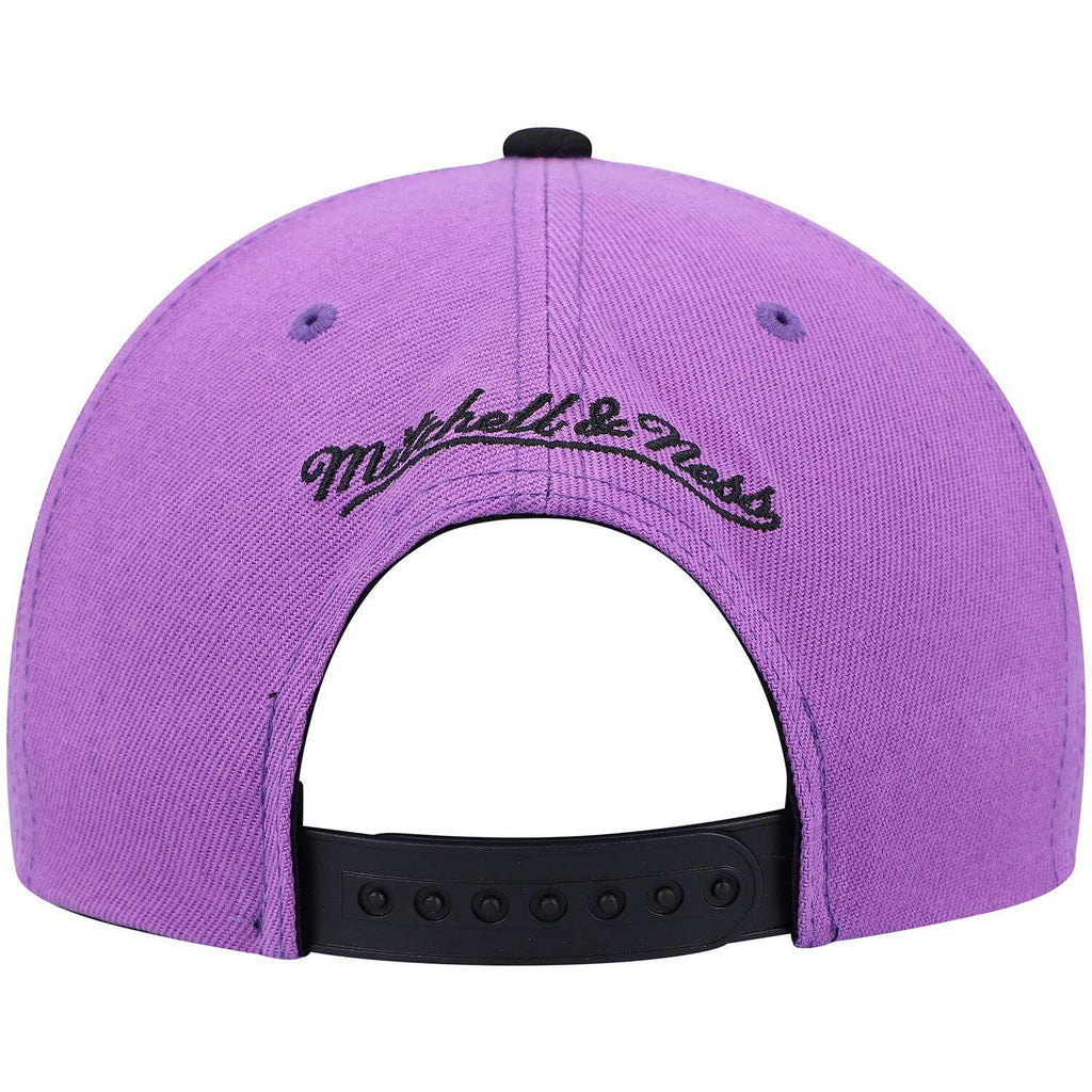 MENS MITCHELL & NESS NBA SIDE CORE 2.0 SNAPBACK HWC RAPTORS - PURPLE-BLACK