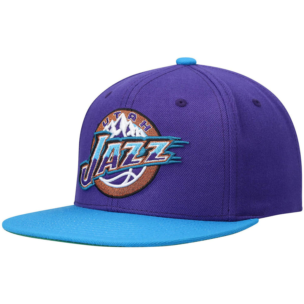 MENS MITCHELL & NESS NBA TEAM 2 TONE 2.0 SNAPBACK HWC JAZZ