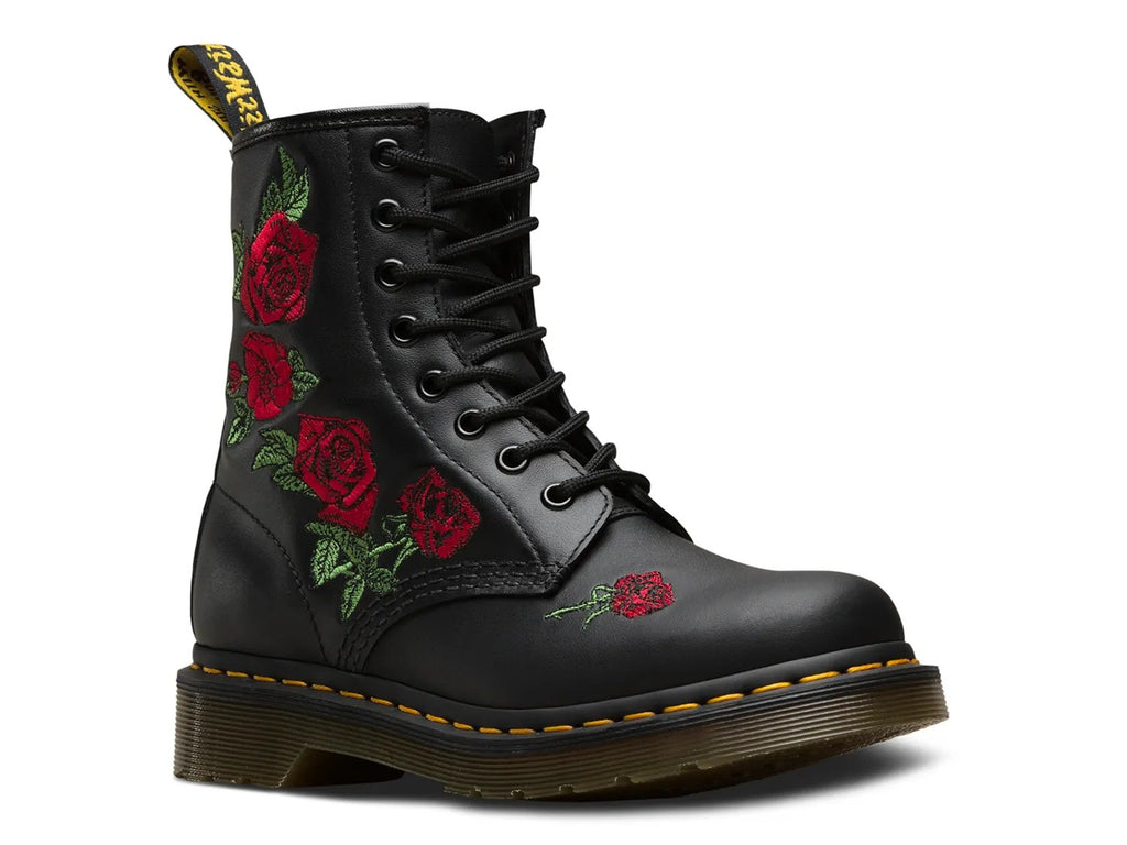 [24722001] UNISEX DR. MARTENS 1460 VONDA FLORAL LEATHER LACE UP BOOTS