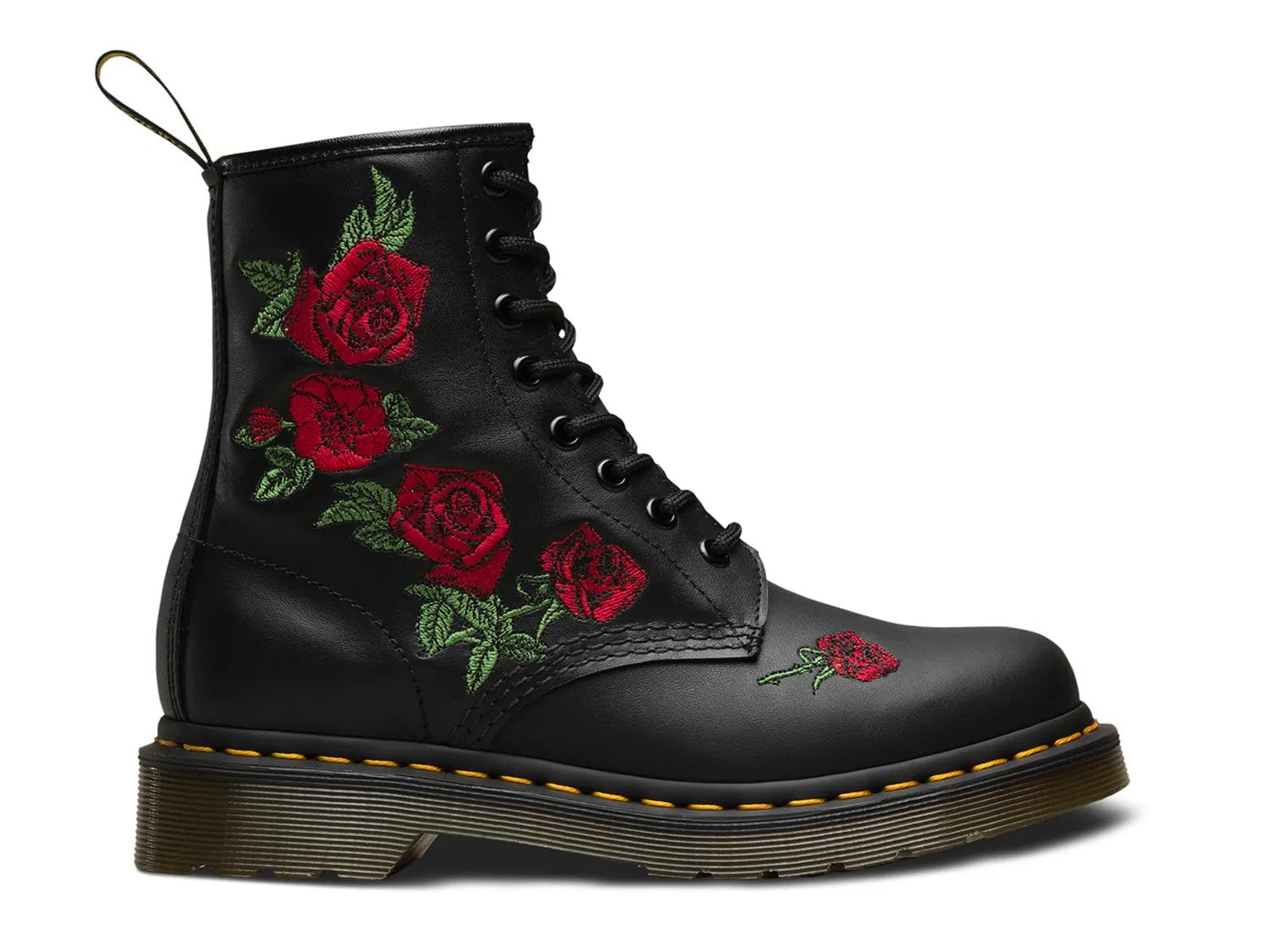 [24722001] UNISEX DR. MARTENS 1460 VONDA FLORAL LEATHER LACE UP BOOTS