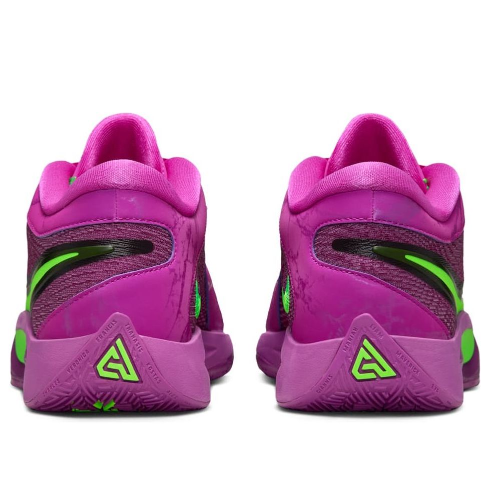 [FJ7792-500] MENS NIKE GIANNIS FREAK 6 'BOLD BERRY ELECTRIC GREEN'