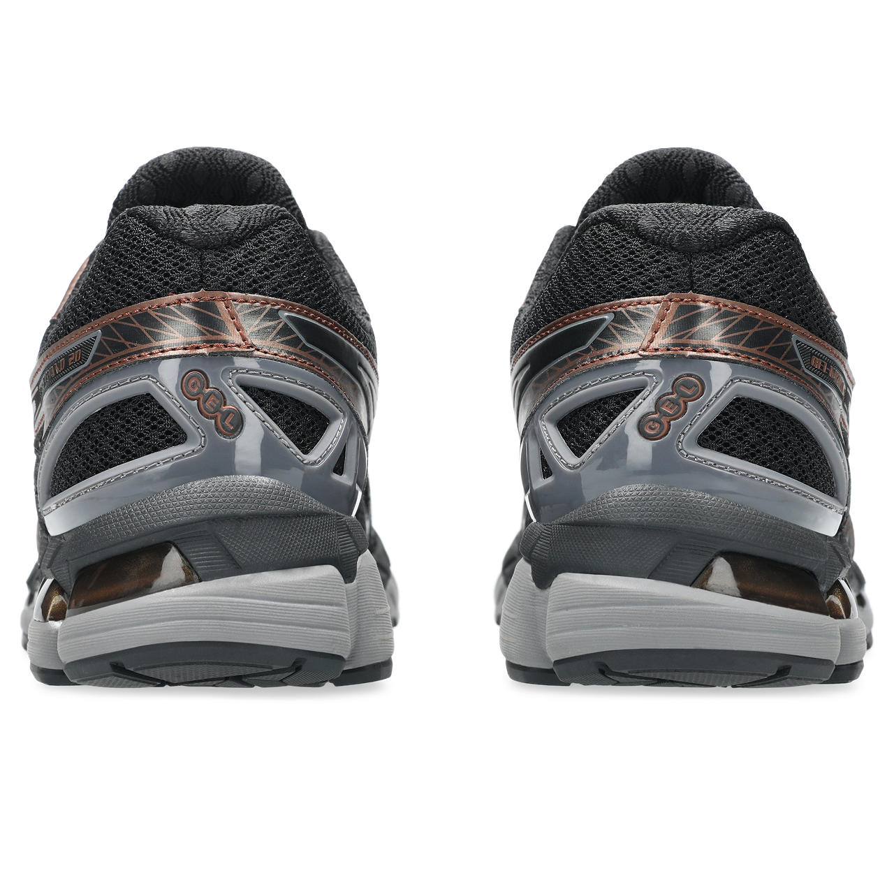 [1203A388-002] MENS ASICS GEL-KAYANO 20 'BLACK REDDISH BROWN'