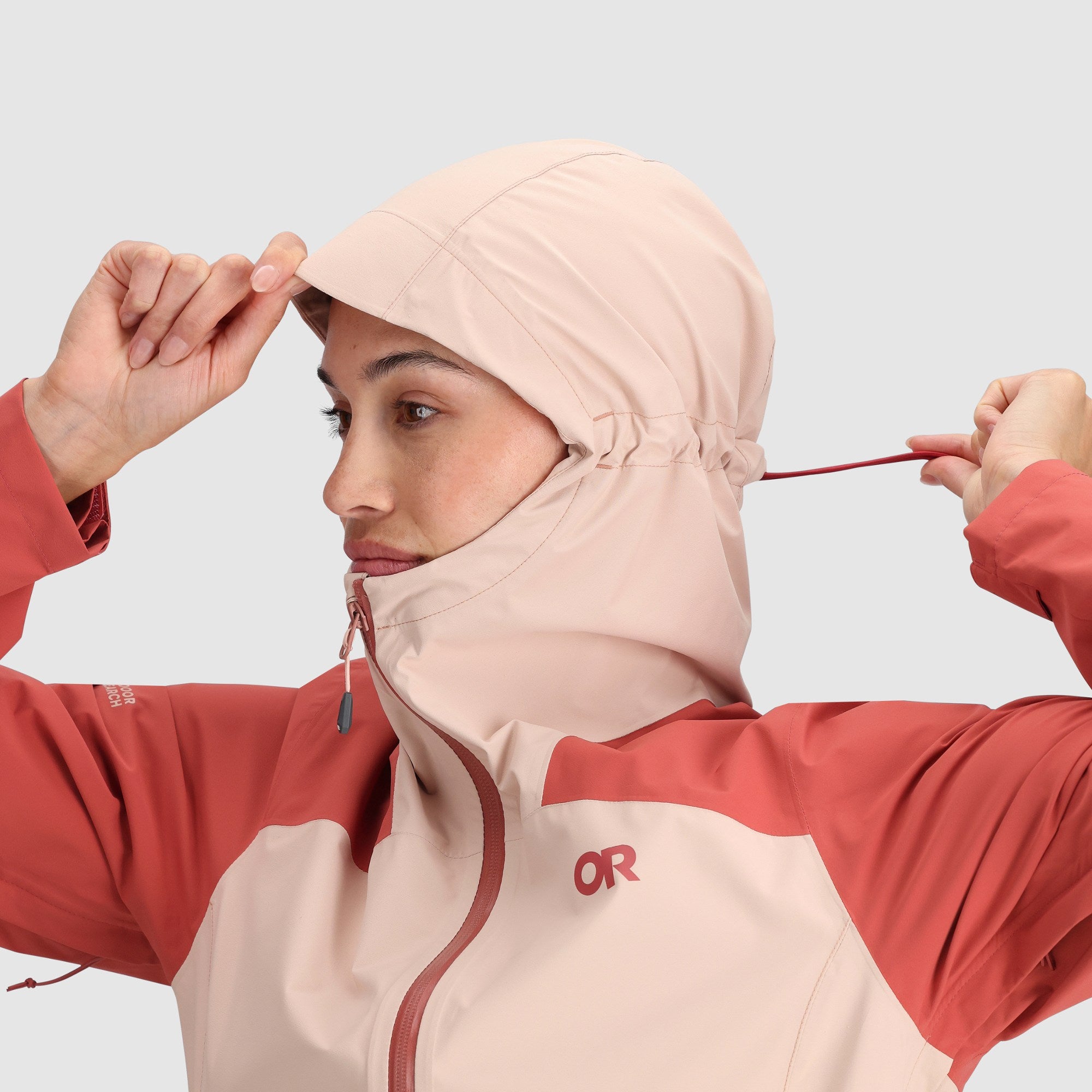 [300894-2718] WOMENS OUTDOOR RESEARCH STRATOBURST STRETCH WATERPROOF RAIN JACKET