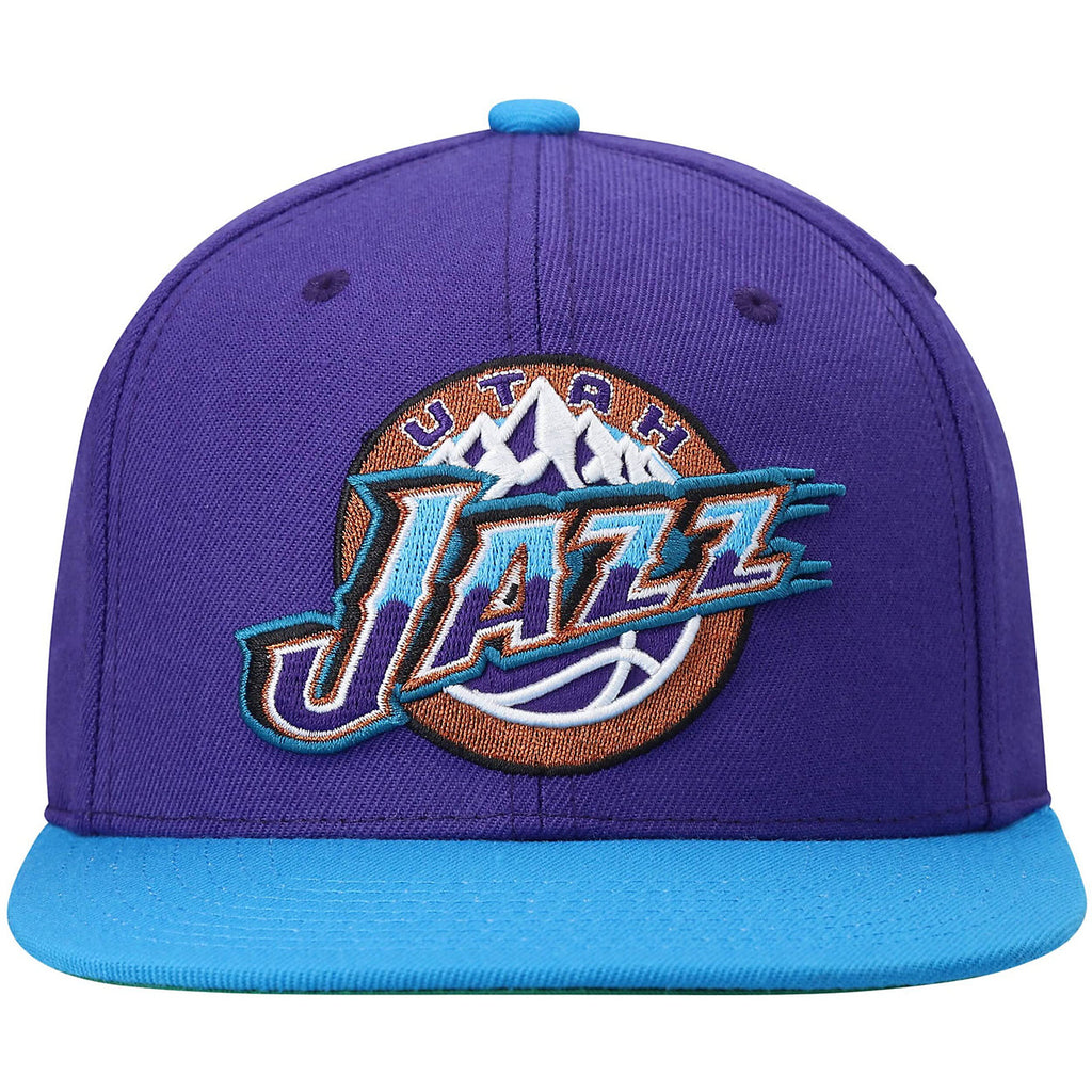 MENS MITCHELL & NESS NBA TEAM 2 TONE 2.0 SNAPBACK HWC JAZZ