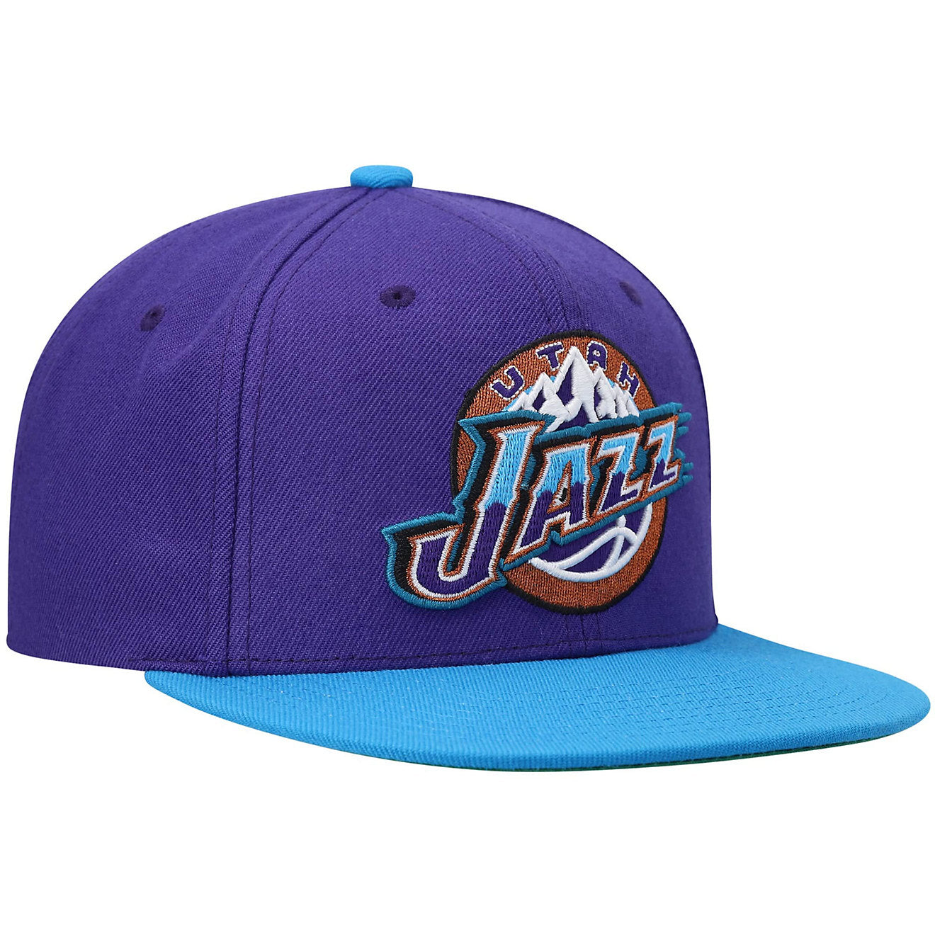 MENS MITCHELL & NESS NBA TEAM 2 TONE 2.0 SNAPBACK HWC JAZZ