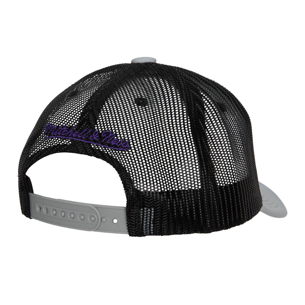MENS MITCHELL & NESS NBA CHAMPIONSHIP TRUCKER LAKERS - LIGHT GREY