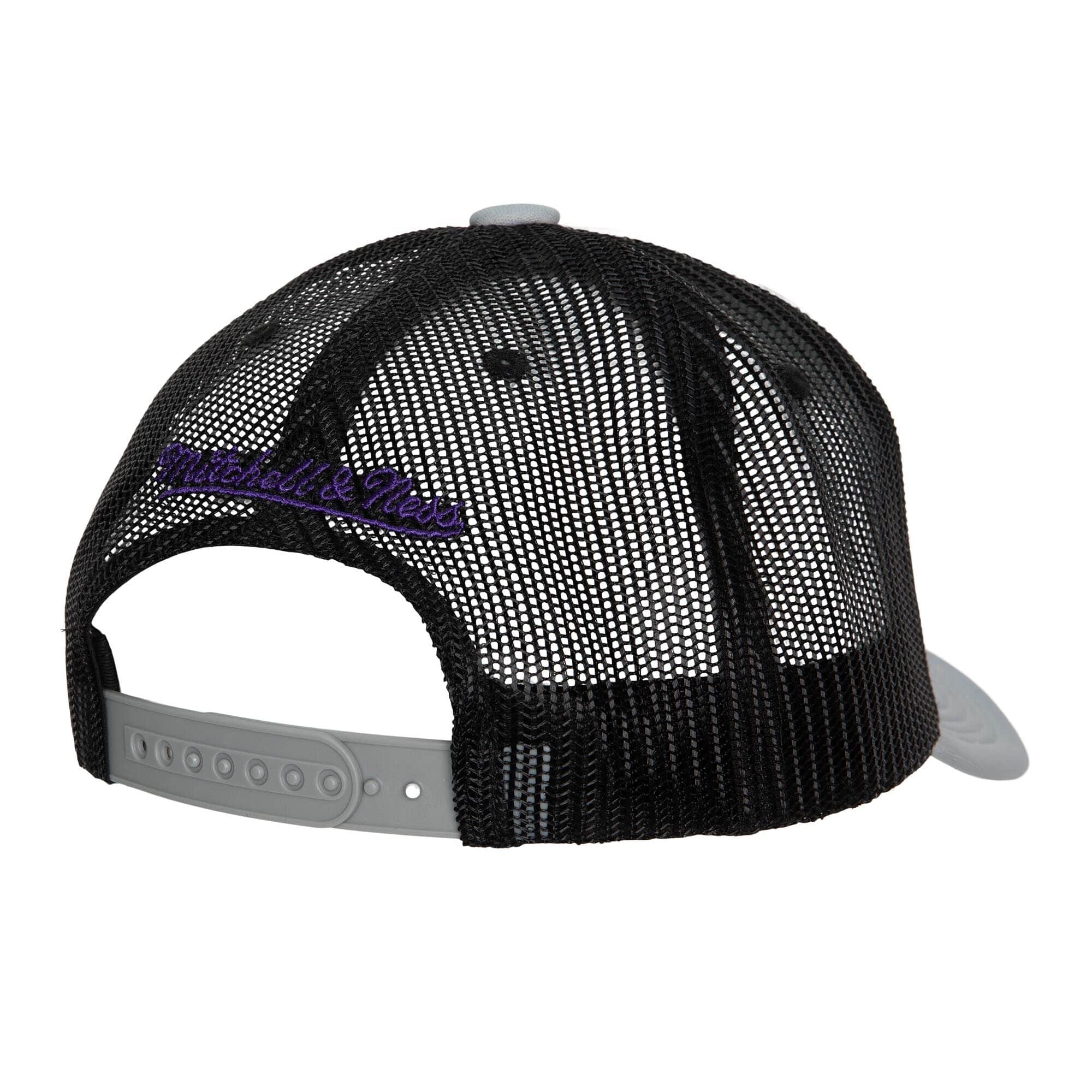 MENS MITCHELL & NESS NBA CHAMPIONSHIP TRUCKER LAKERS - LIGHT GREY