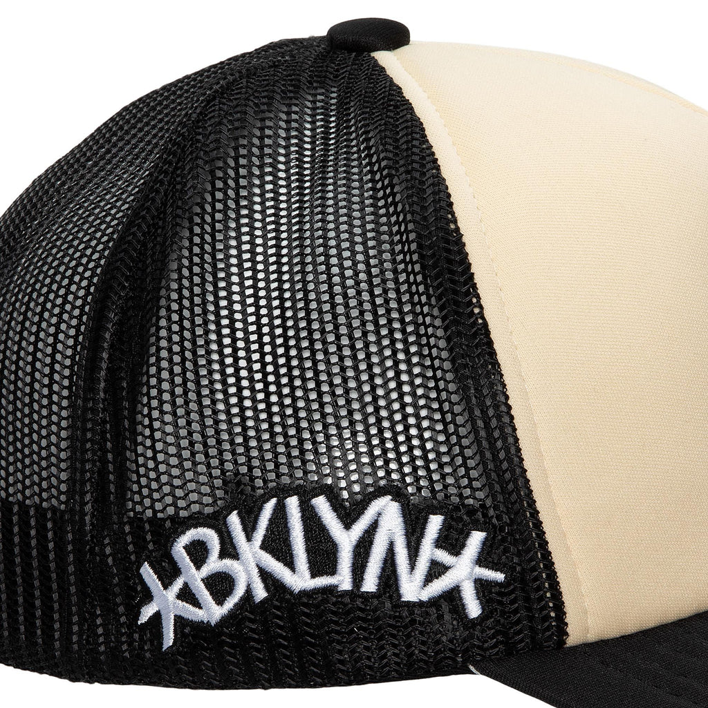 Mens Mitchell & Ness NBA OFF WHITE TRUCKER NETS