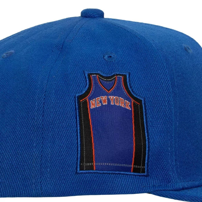 MENS MITCHELL & NESS NBA JERSEY LOVE SNAPBACK KNICKS - BLUE