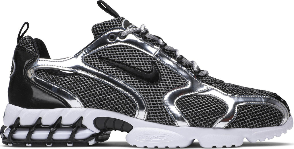 [CU1854-001] Mens Nike Air Zoom Spiridon Cage 2 'Stussy Pure Platinum'