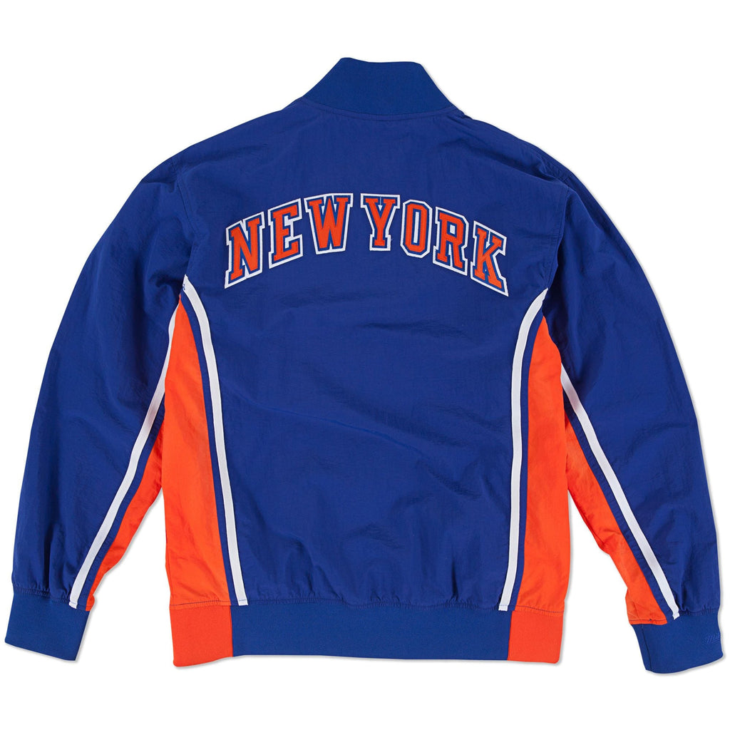 MENS MITCHELL & NESS NBA AUTHENTIC WARM UP JACKET KNICKS 92-93