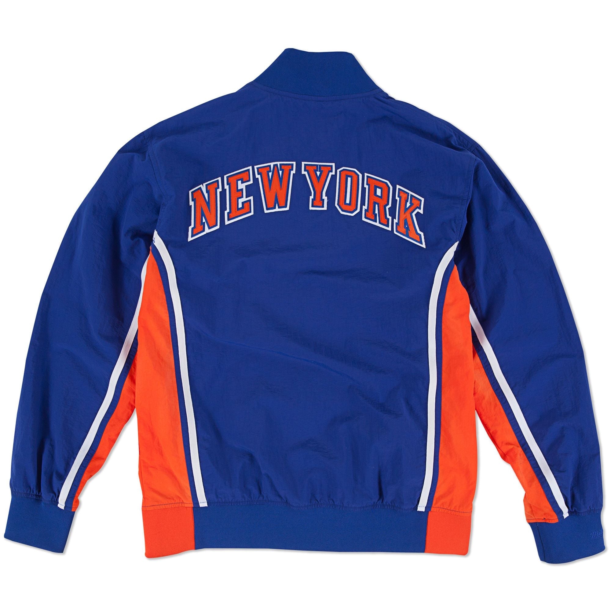 MENS MITCHELL & NESS NBA AUTHENTIC WARM UP JACKET KNICKS 92-93