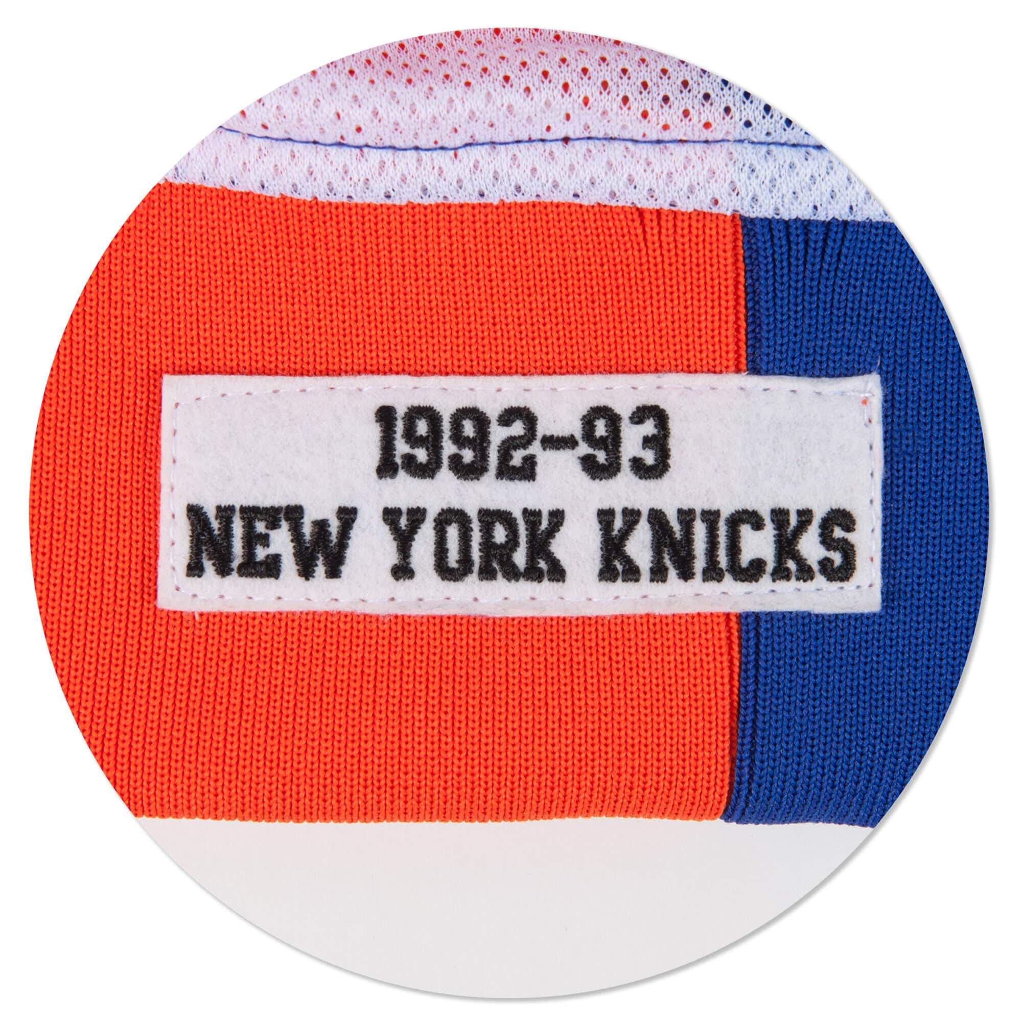 MENS MITCHELL & NESS NBA AUTHENTIC WARM UP JACKET KNICKS 92-93