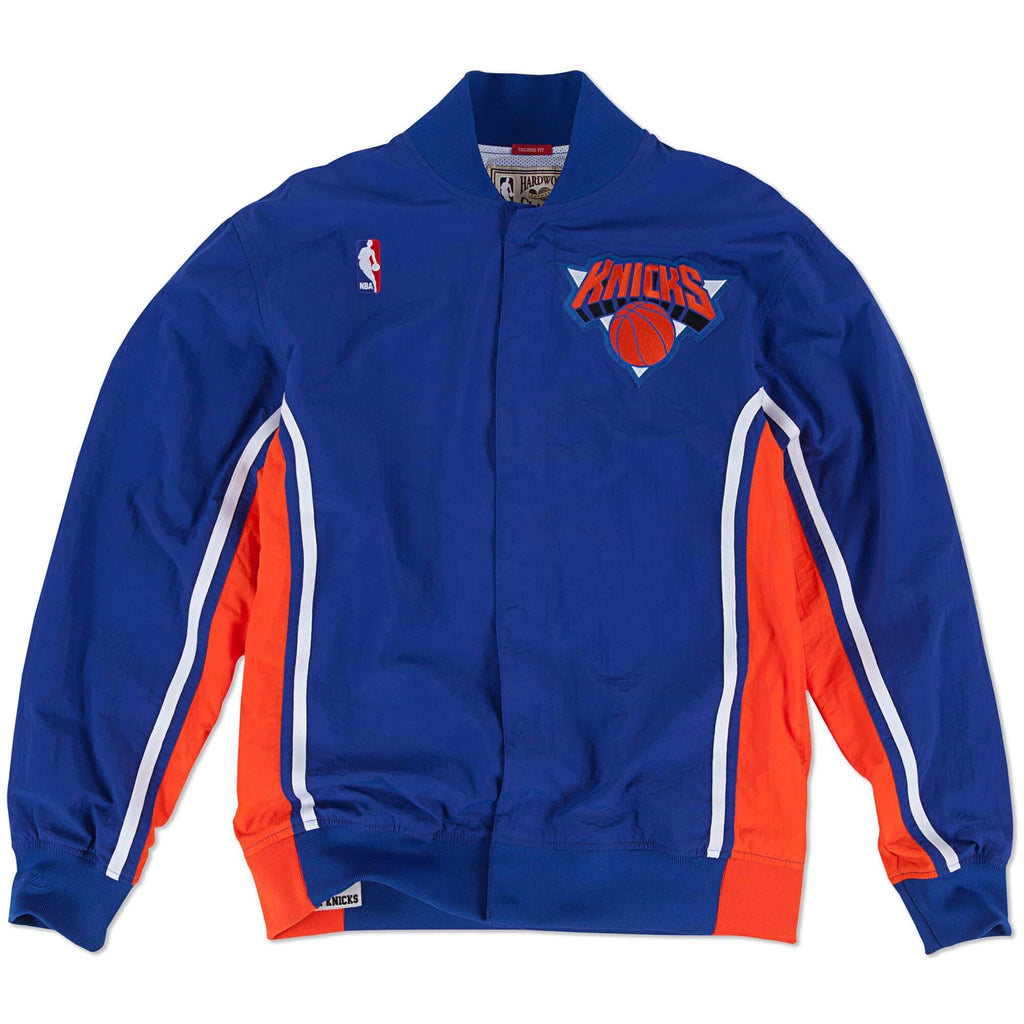 MENS MITCHELL & NESS NBA AUTHENTIC WARM UP JACKET KNICKS 92-93