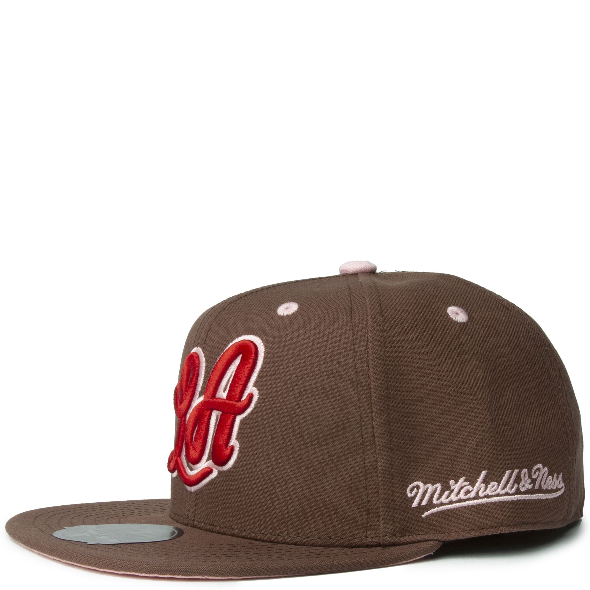 Mens Mitchell & Ness NBA BROWN SUGAR BACON FITTED HWC LAKERS
