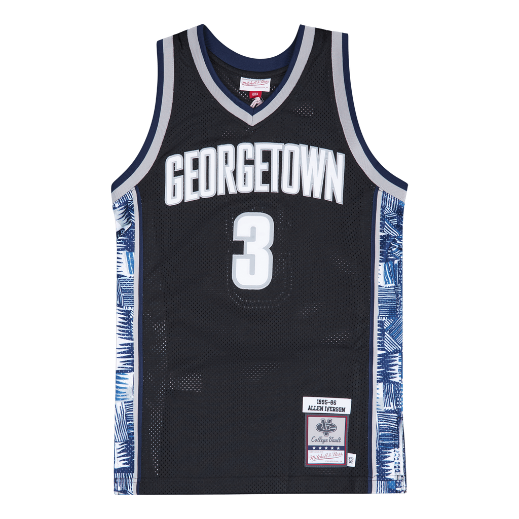 Mens Mitchell & Ness NCAA ALTERNATE JERSEY GEORGETOWN 1995 ALLEN IVERSON
