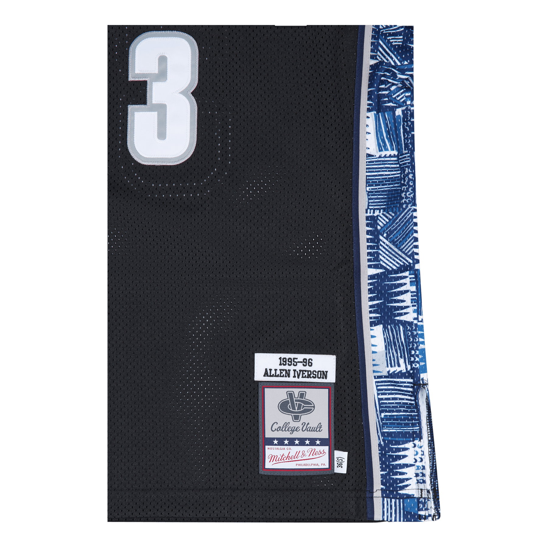 Mens Mitchell & Ness NCAA ALTERNATE JERSEY GEORGETOWN 1995 ALLEN IVERSON