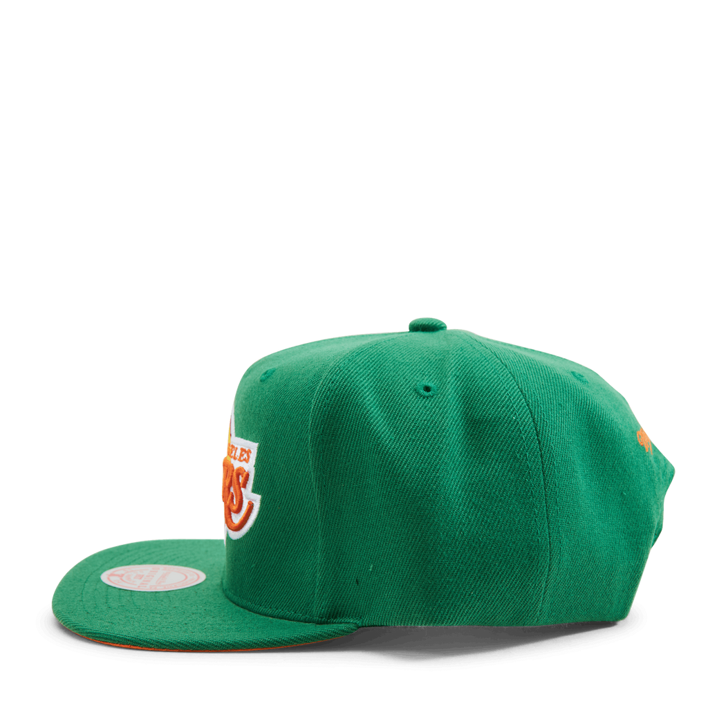 MENS MITCHELL & NESS NBA LIKE MIKE SNAPBACK LAKERS - GREEN